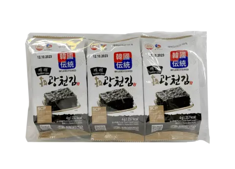 Krispig Sjögräs Rostad Med Original Smak (4gx3st) NH Korean