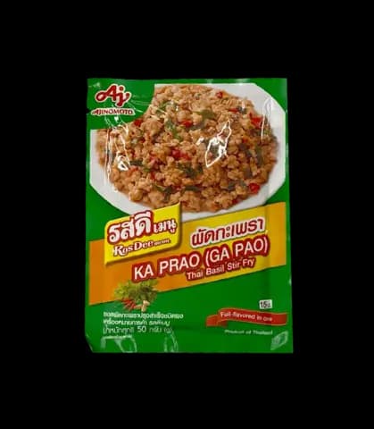 Thai Basil Stir Fry 50g RosDee Menu Ajinomoto Thailand