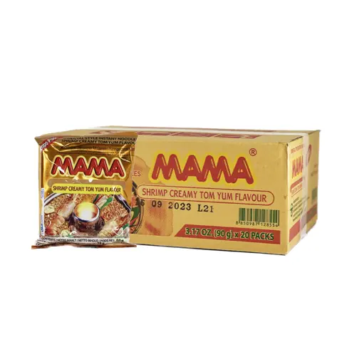 Snabbnudlar Creamy Tom Yum Smak 20x90g/Krt Mama Thailand