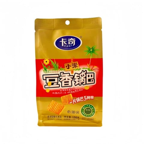 Snacks Krispigt Hirs Bönedoft Spicy 150g Kaqi Kina