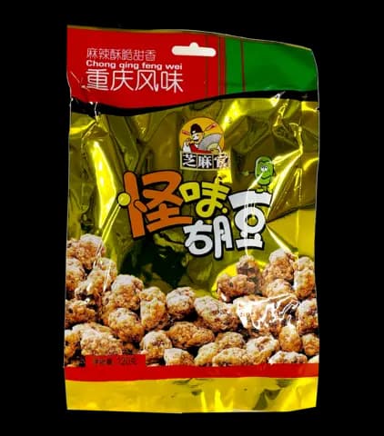 Broad Beans Med Chong Qing Spicy Smak 120g ZMG Kina