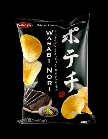 Potatischips Med Wasabi Nori Smak 100g Koikeya Japan