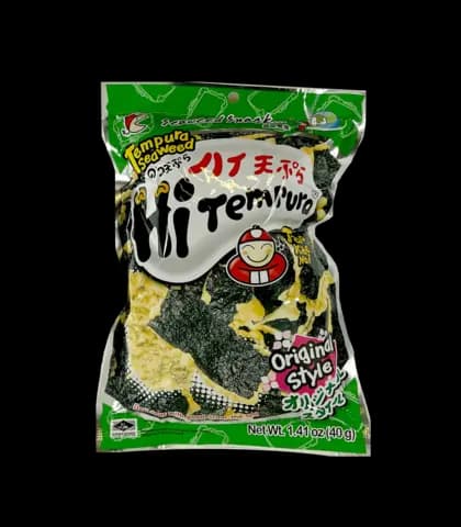 Snacks Sjögräs Tempura Original Smak 40g Taokaenoi Thailand