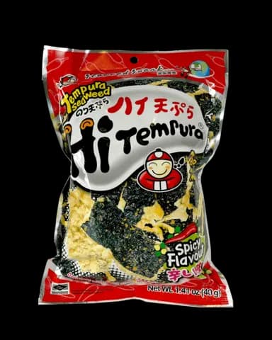 Snacks Sjögräs Tempura Spicy Smak 40g Taokaenoi Thailand
