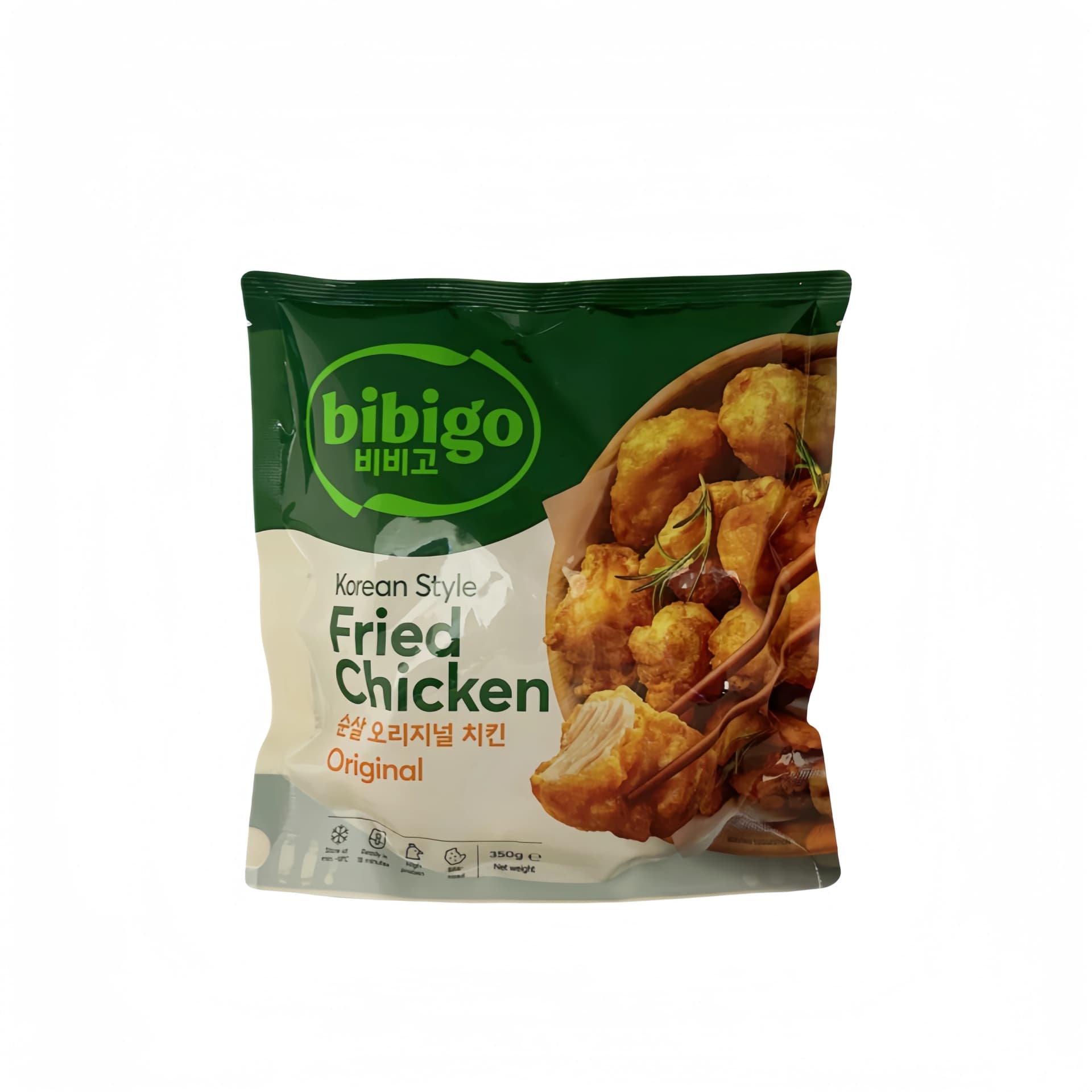 Stekt Kyckling i Koreansk Stil Original Fryst 350g Bibigo Korea