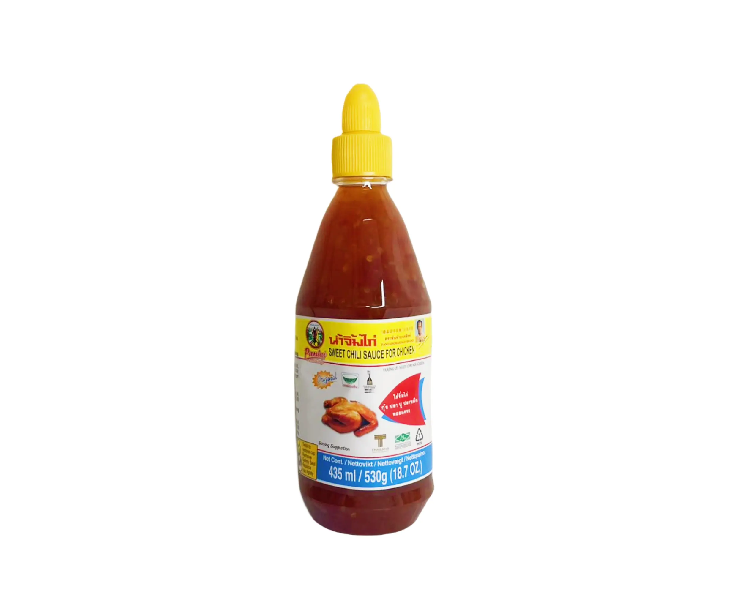 Sweet ChiIi Sås för Kyckling 435ml Pantai Norasingh Thailand