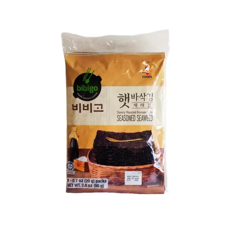 Nori Sjögräsblad 4x20g Bibigo korea