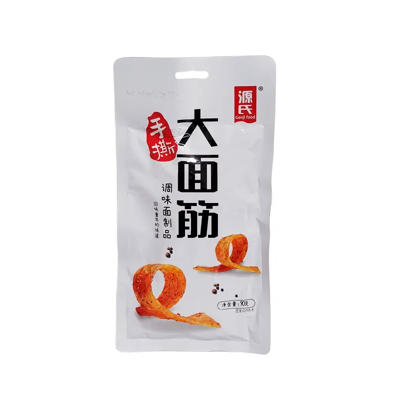 Gluten Snacks Spicy Strips 90g DMJ Genji Food Kina