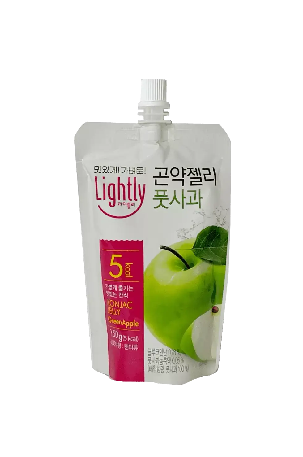 Konjac Jelly Äpple Smak 150g CJW Korea