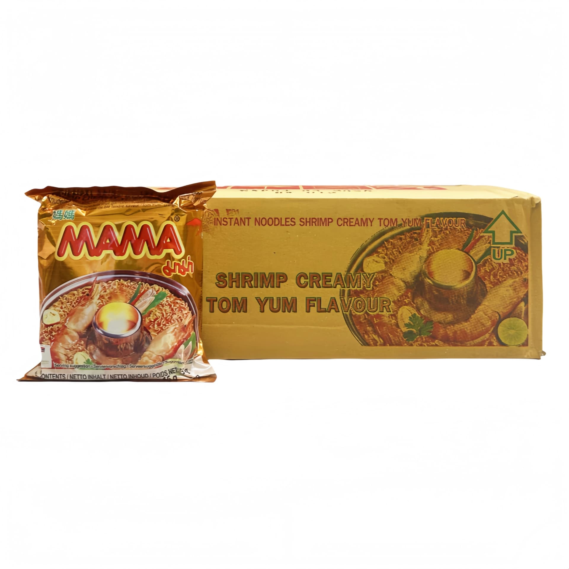 Snabbnudlar Creamy Tom Yum Smak 30x55g Mama Thailand