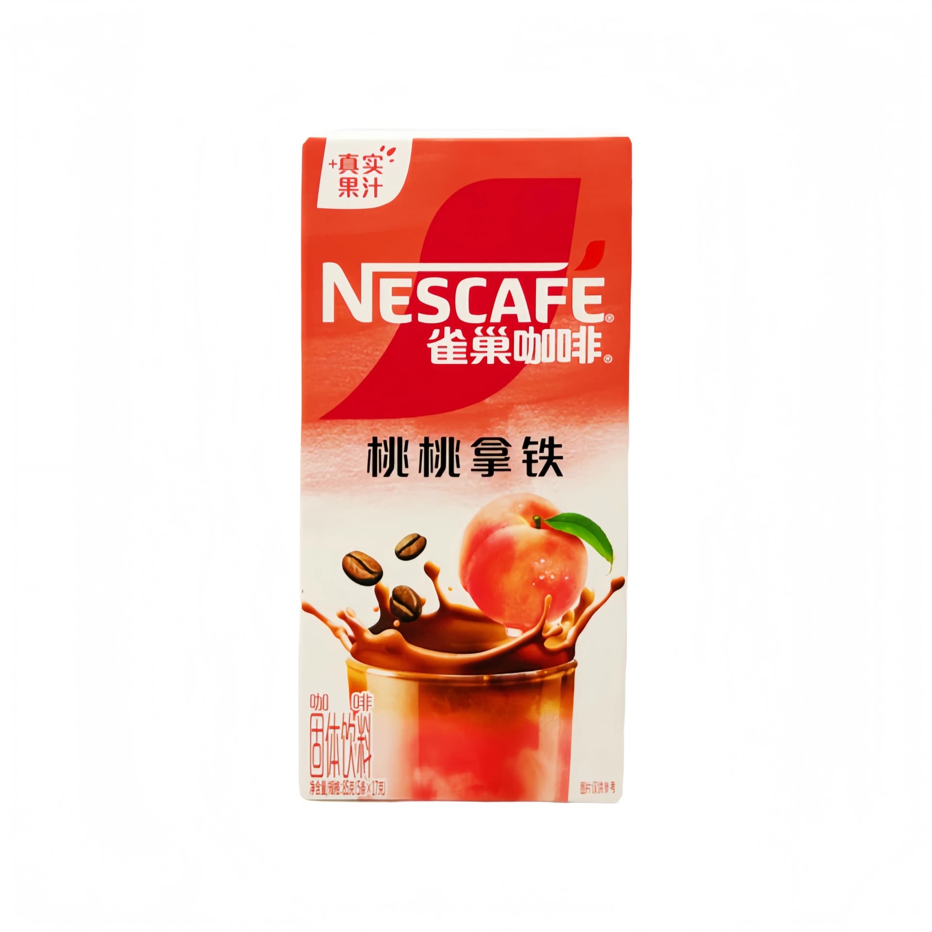 Snabbkaffe Med Persika Latte Smak 85g Nescafé Kina