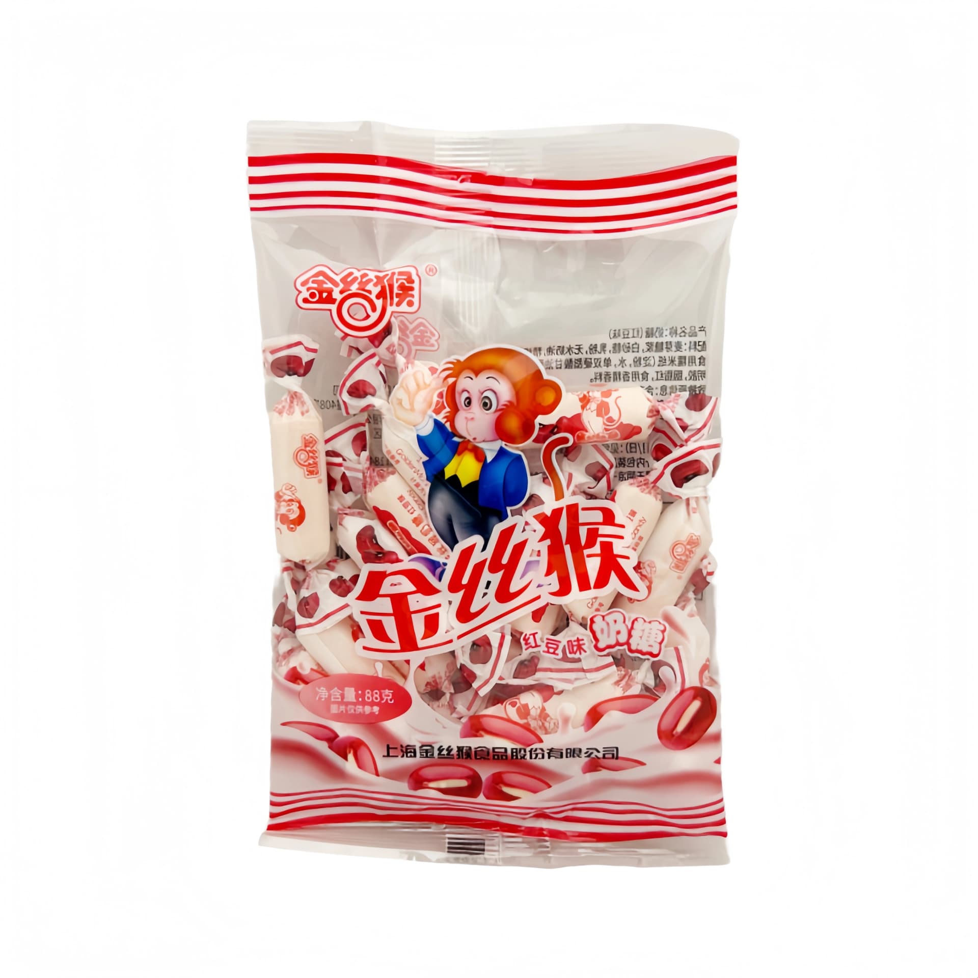Godis Rödbönor/Kräm Smak 88g Jin Si Hou Kina
