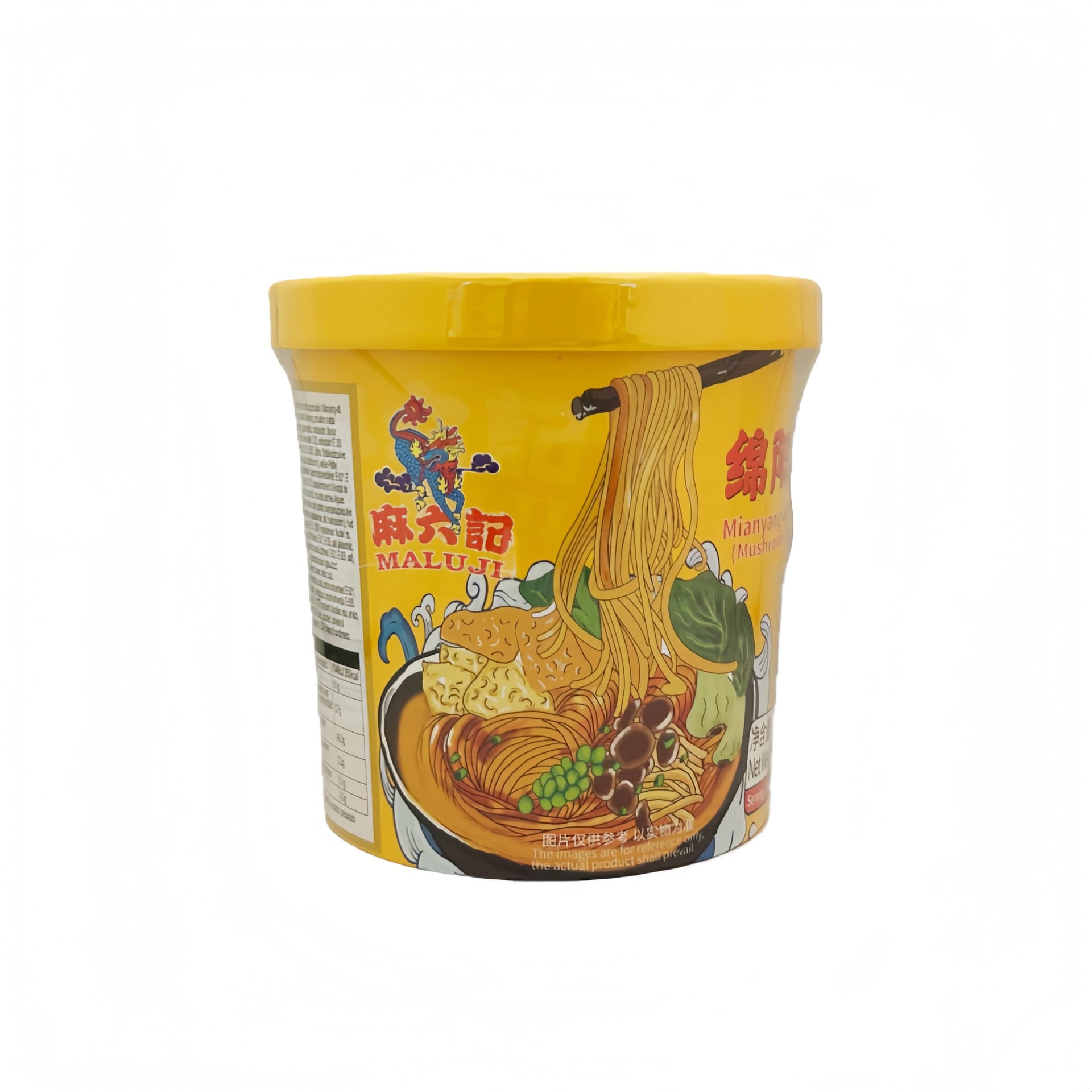 Nudlar Mianyang Svampsmak 136g Ma Liu Ji Kina