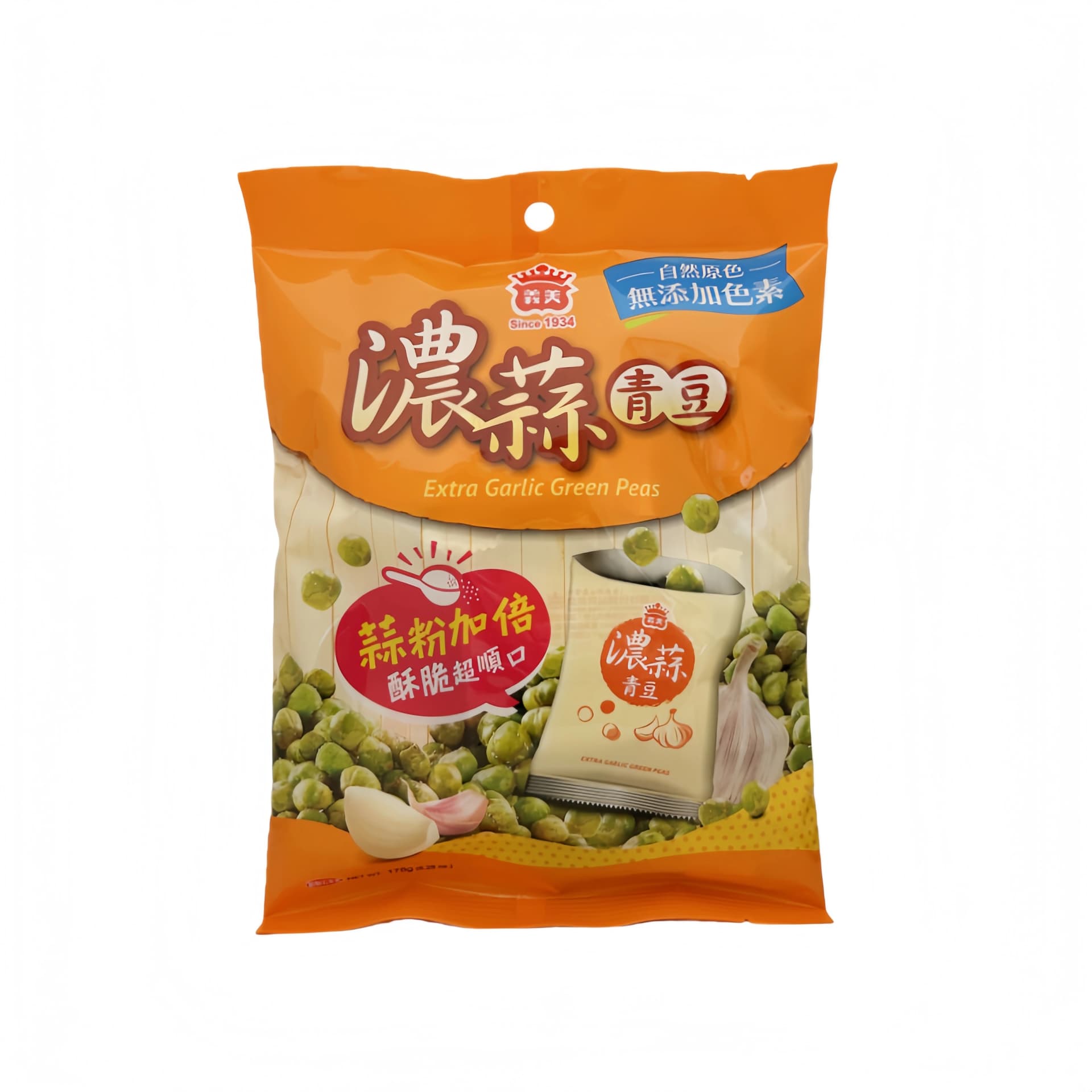 Gröna Ärtor Med Extra Vitlök Smak 178g I-Mei Taiwan