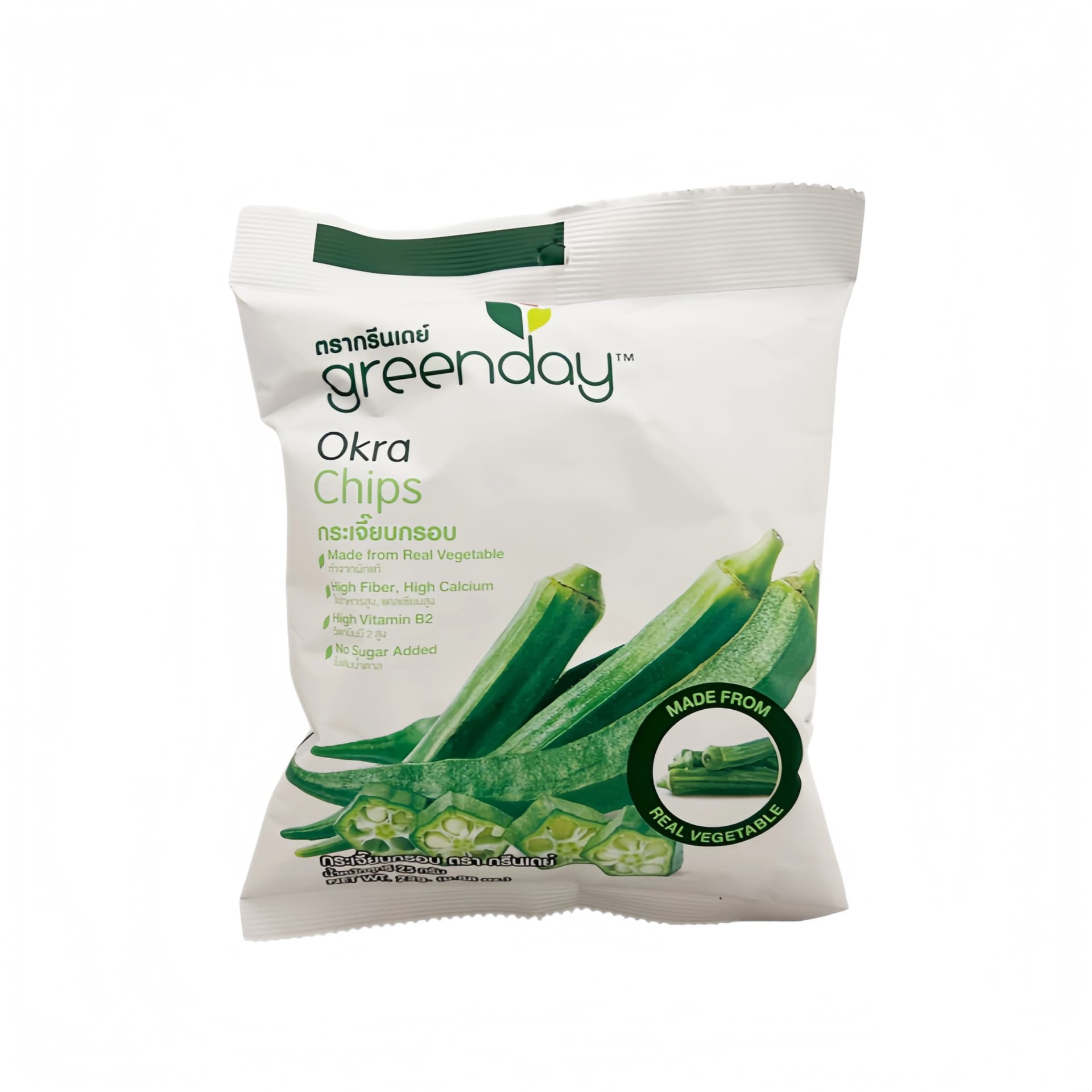 Okra Chips 25g Green Day Thailand