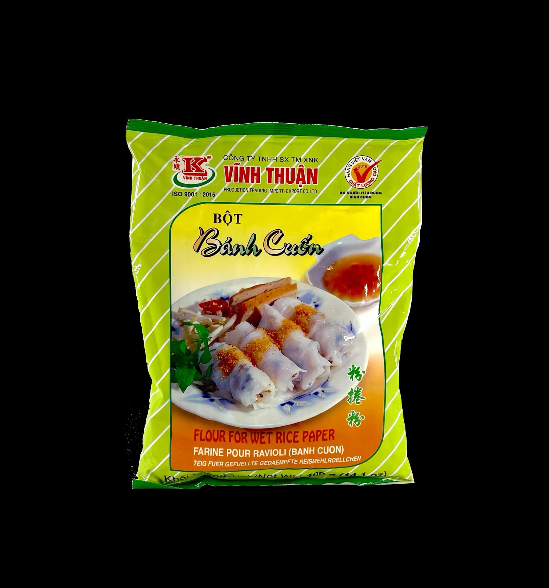 Mjöl för Bánh Cuón/Rispapper 400g - Vinh Thuan Vietnam