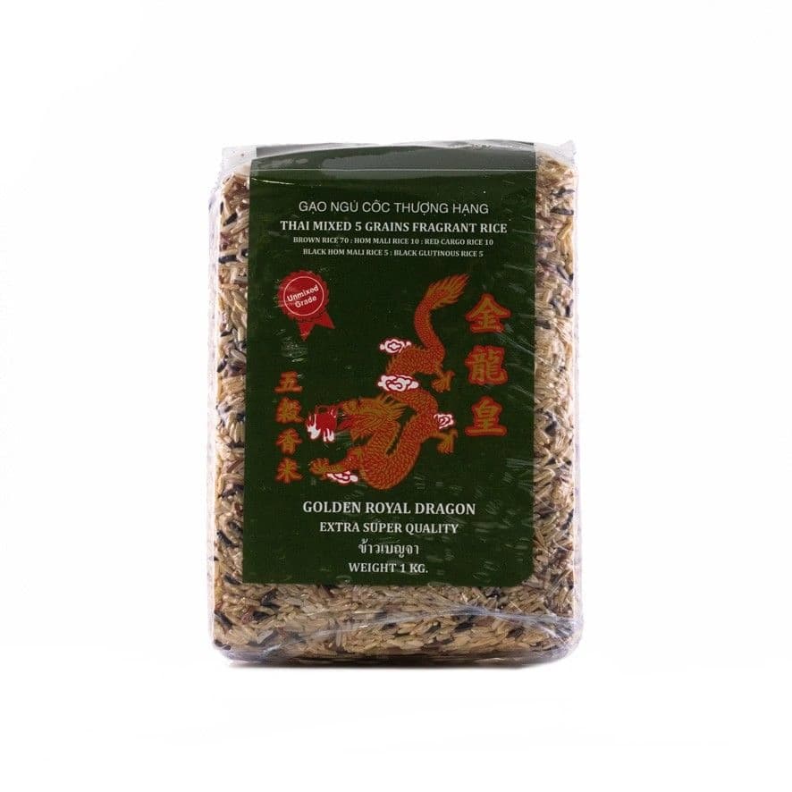 Ris Doftande 5 Sorter 1kg Golden Royal Dragon
