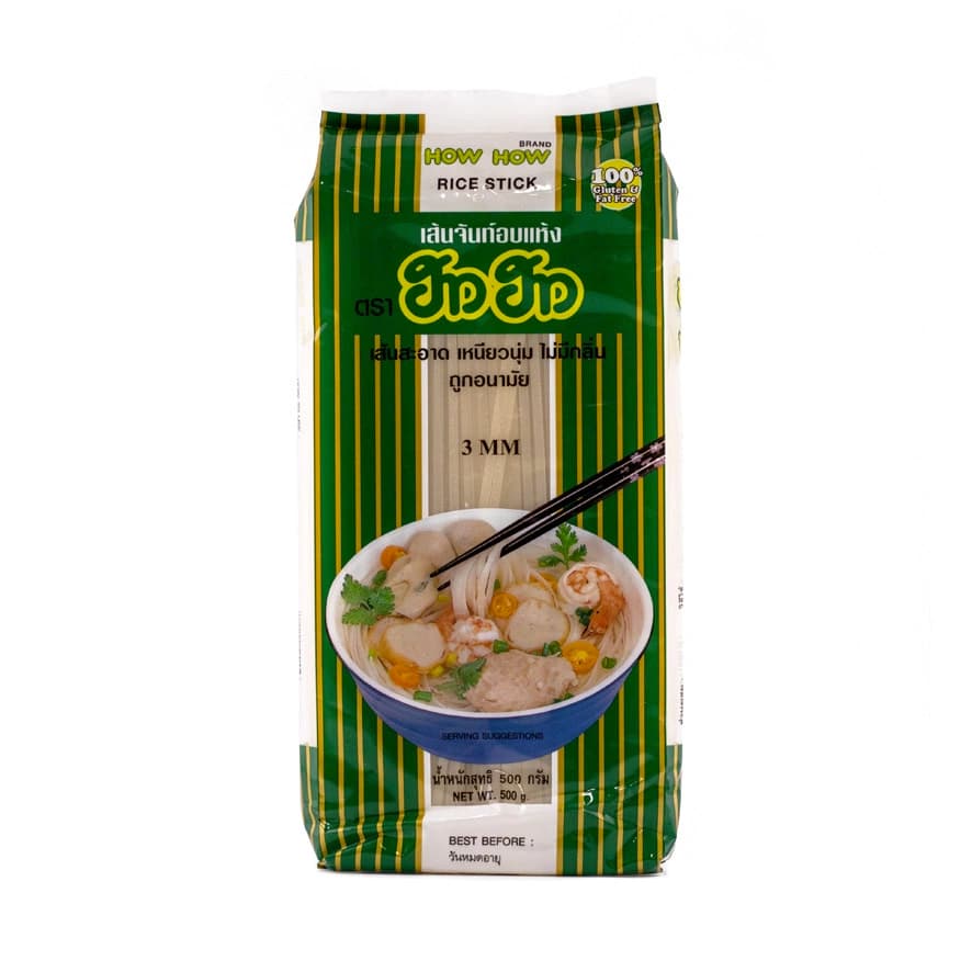 Risnudlar 3mm 500g HowHow Thailand
