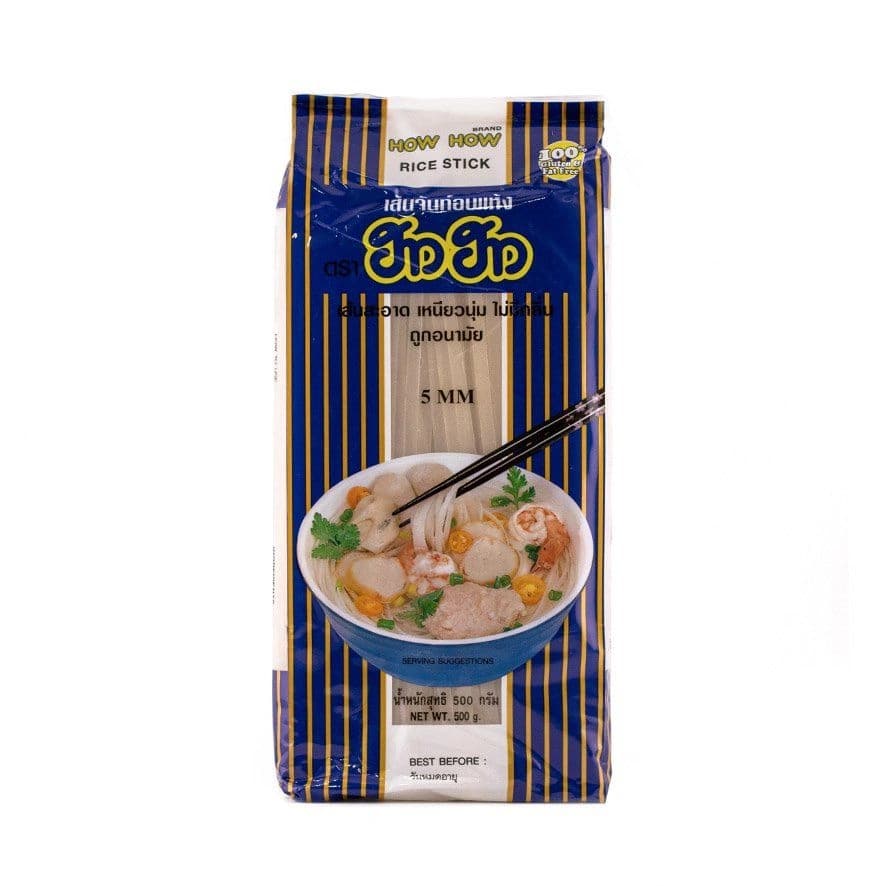 Risnudlar 5mm 500g HowHow Thailand