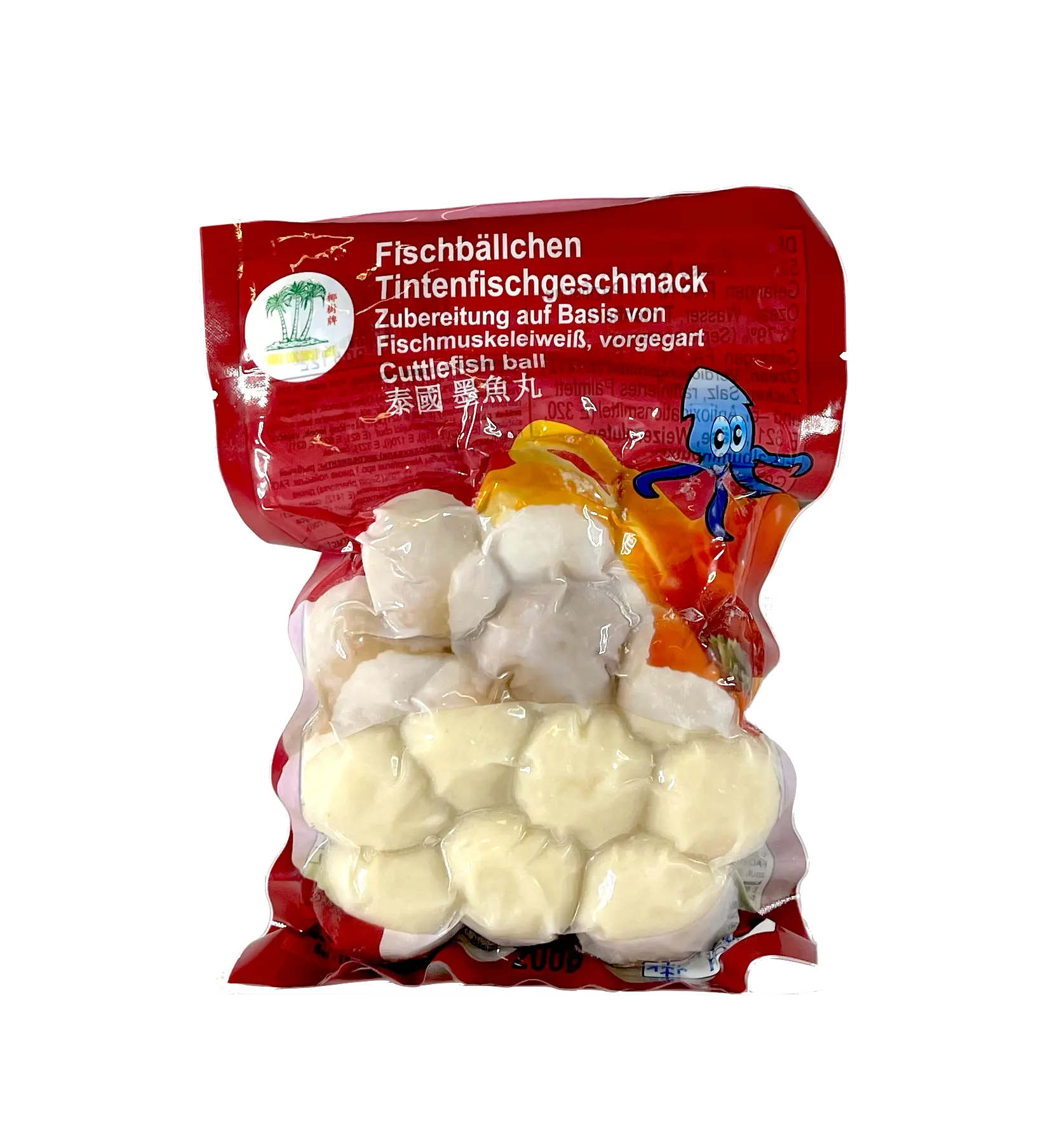 Bläckfisk Bollar Fryst 200g TCT Thailand
