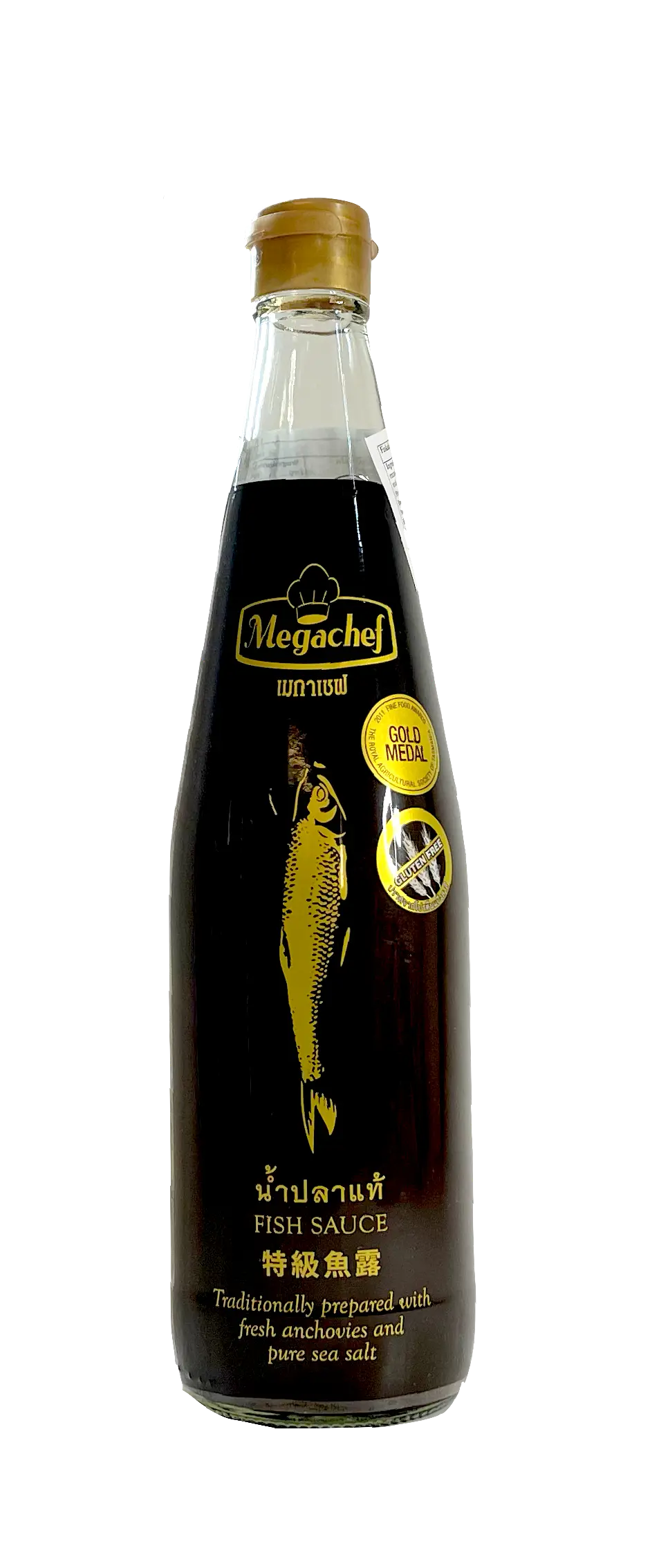 Fisk Sås Original 500ml Brun Flaska Megachef Thailand