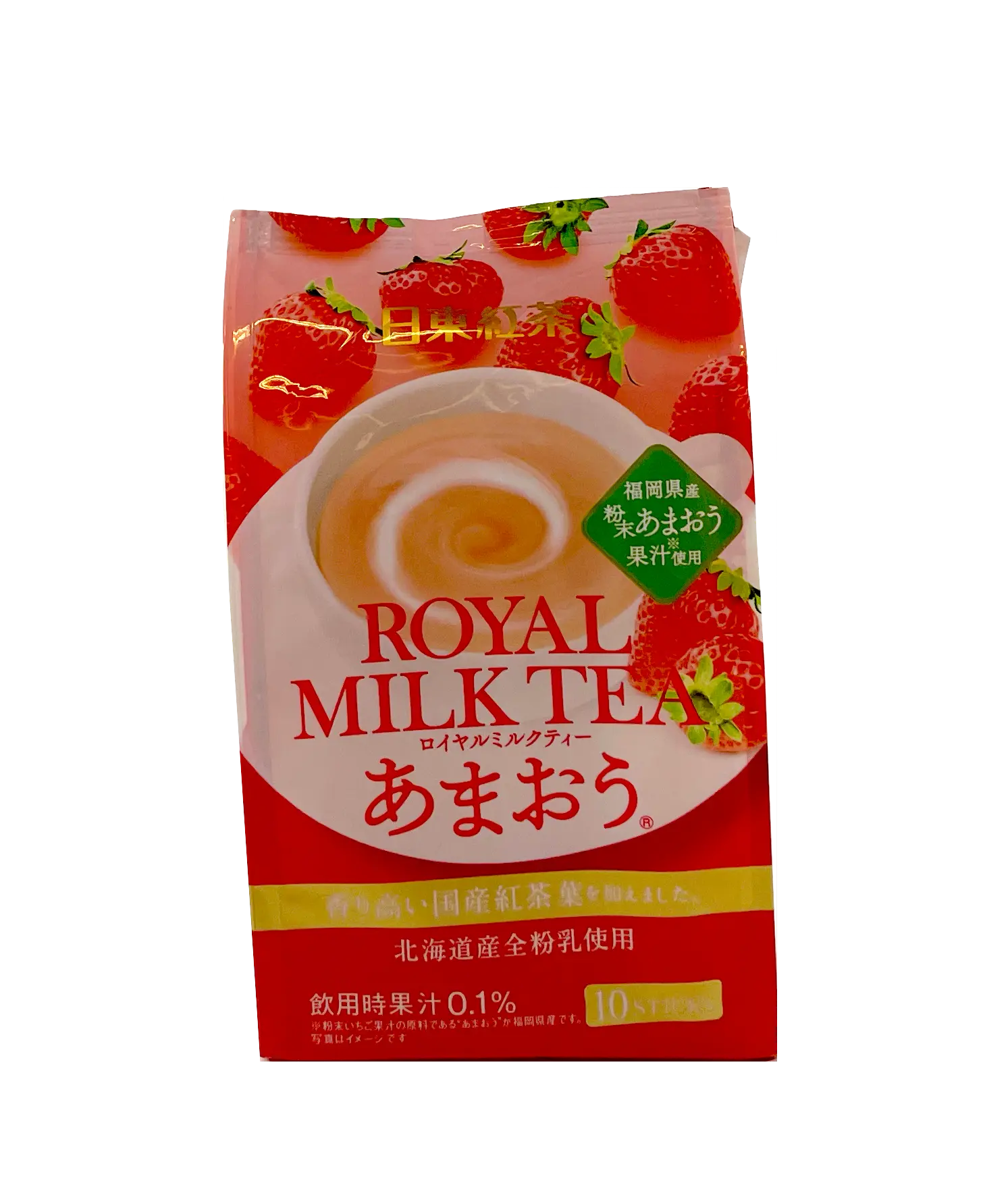 Snabb Royal Mjölk Te Med Jordgubb Smak 112g Royal Nitto Japan