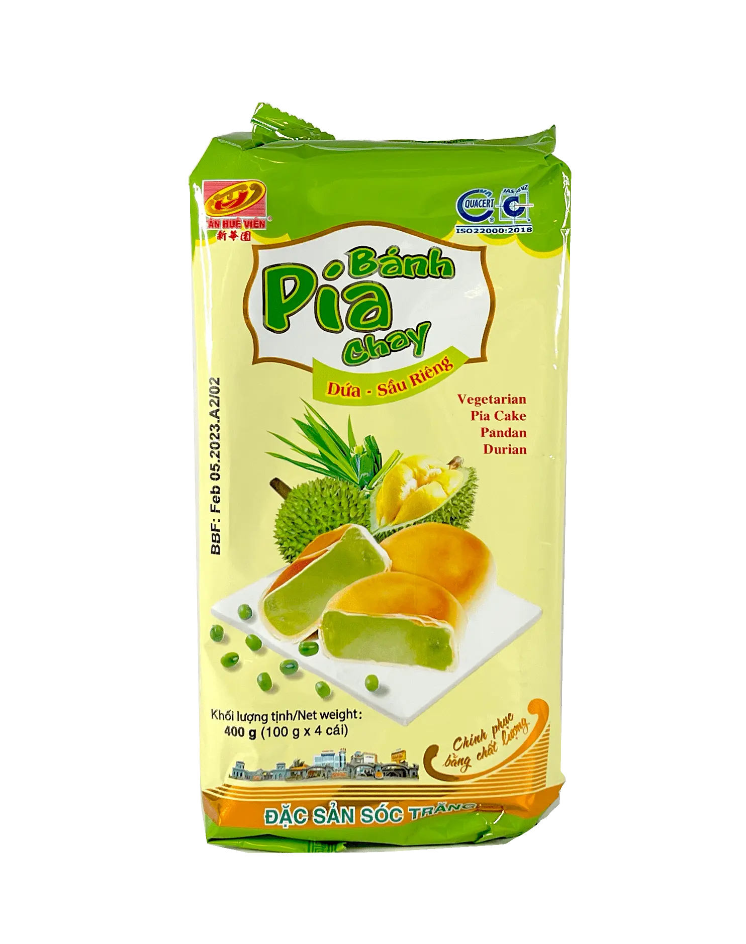 Kaka Pandan/Durian Fryst 400g - TÁN HUÊ VIÊN Vietnam
