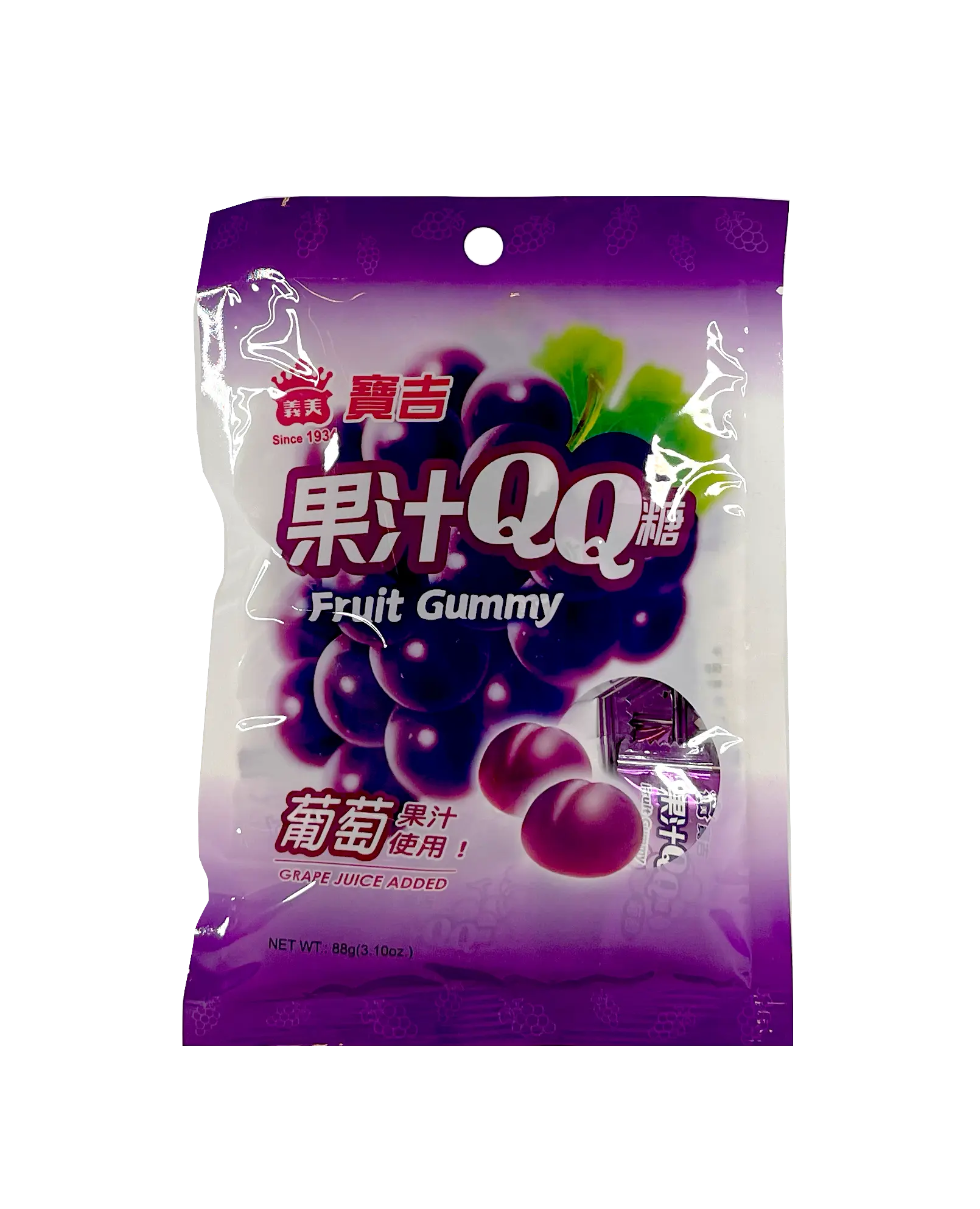Fruit Gummy Vindruv 88g I Mei Taiwan