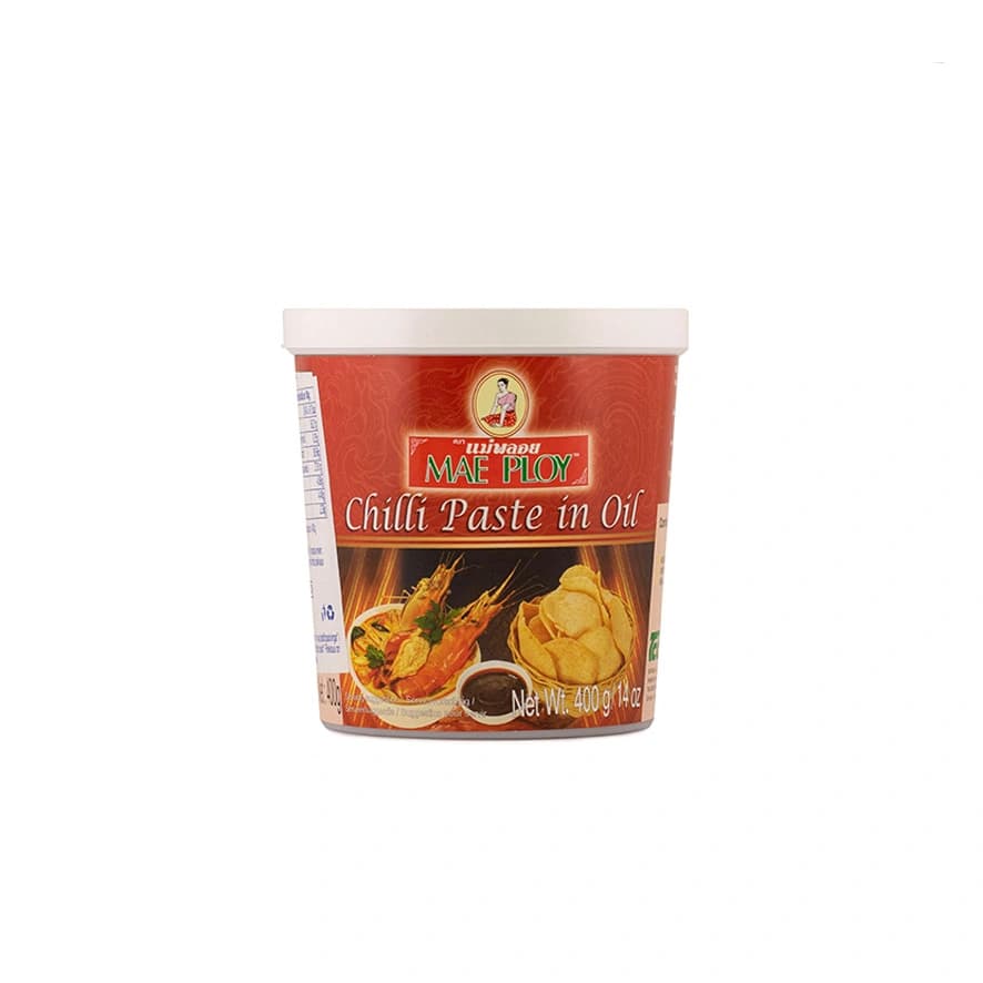 Chilipasta i Olja 400g Mae Ploy Thailand