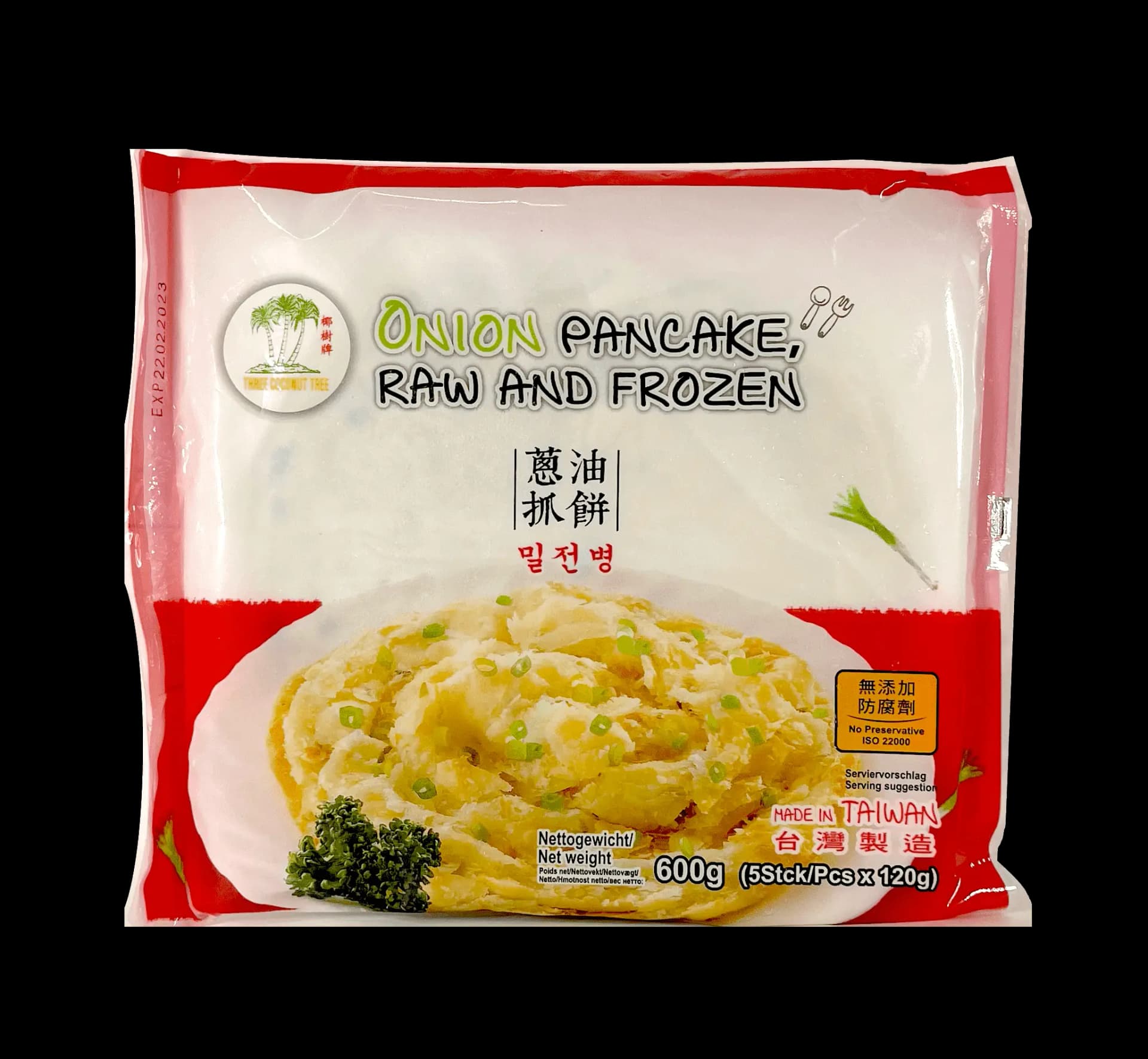 Kinesisk Pannkaka Med Salladslök 600g TCT Taiwan