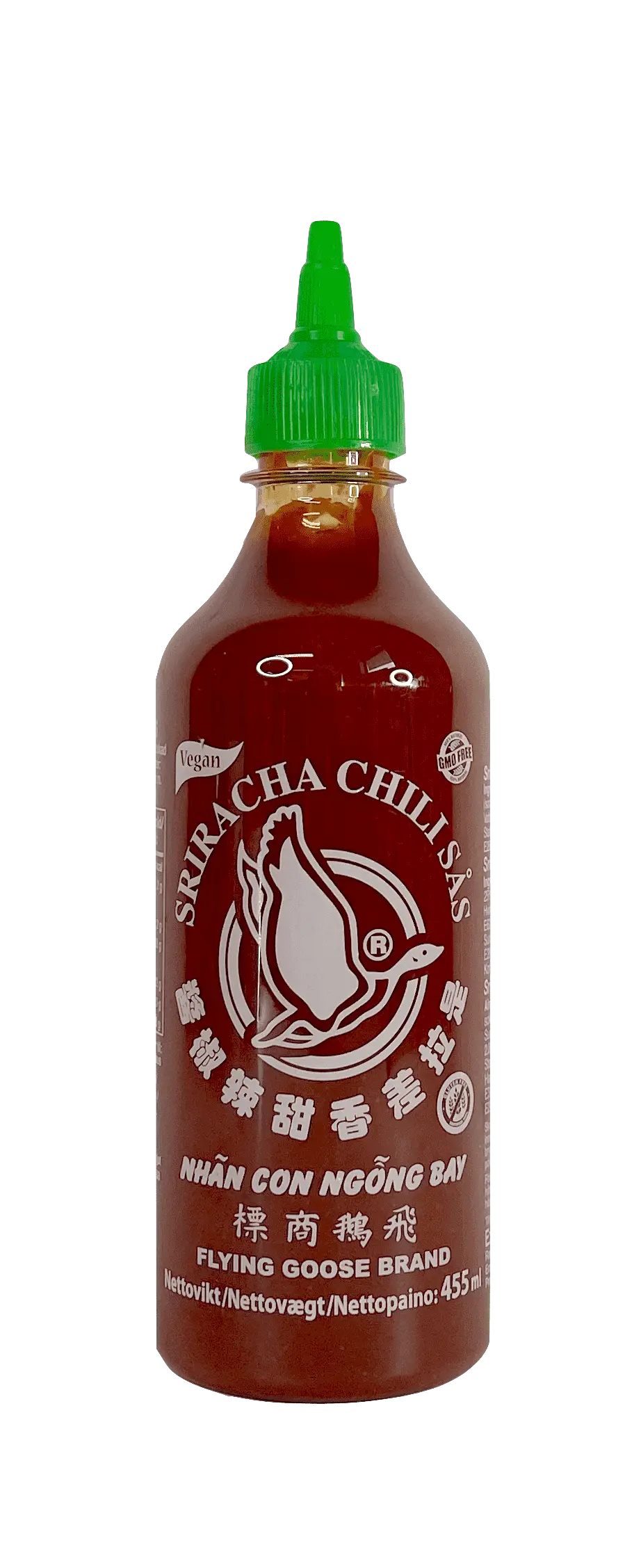 Sriracha Stark Chilisås 455ml Flying Goose