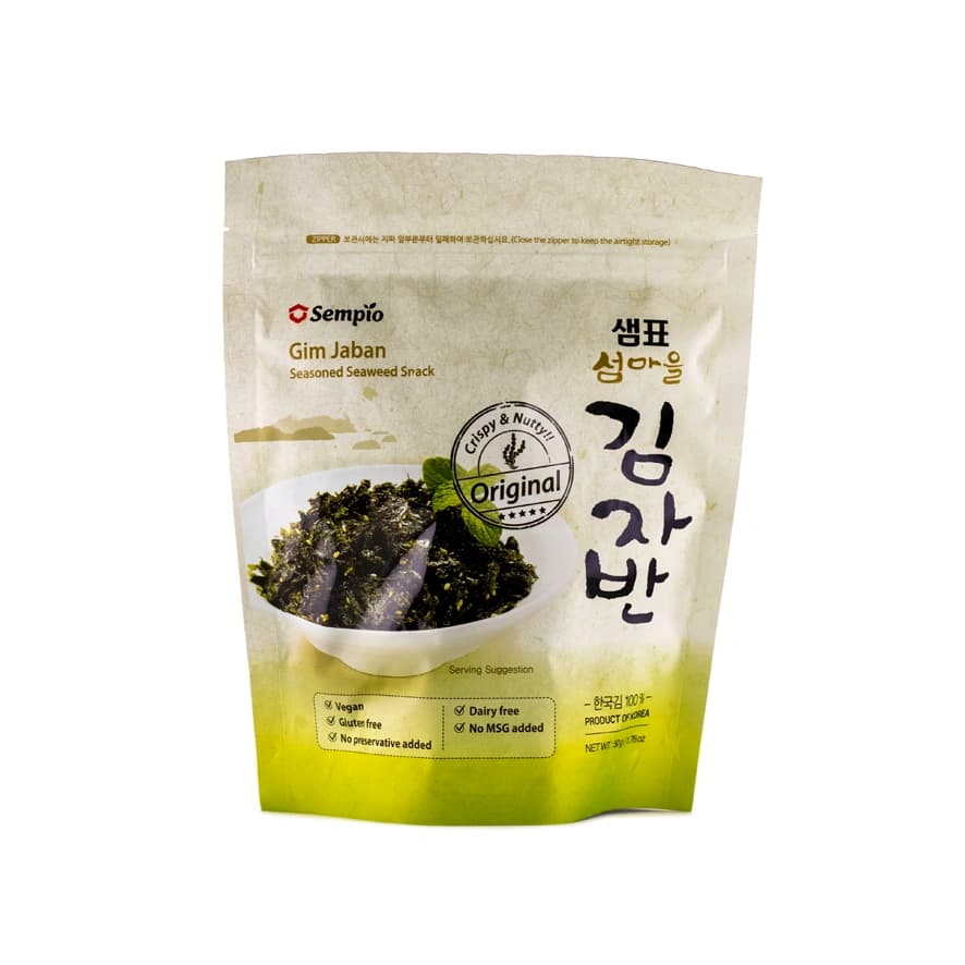 Krispig Sjögräs Original 50g Sempio Korea