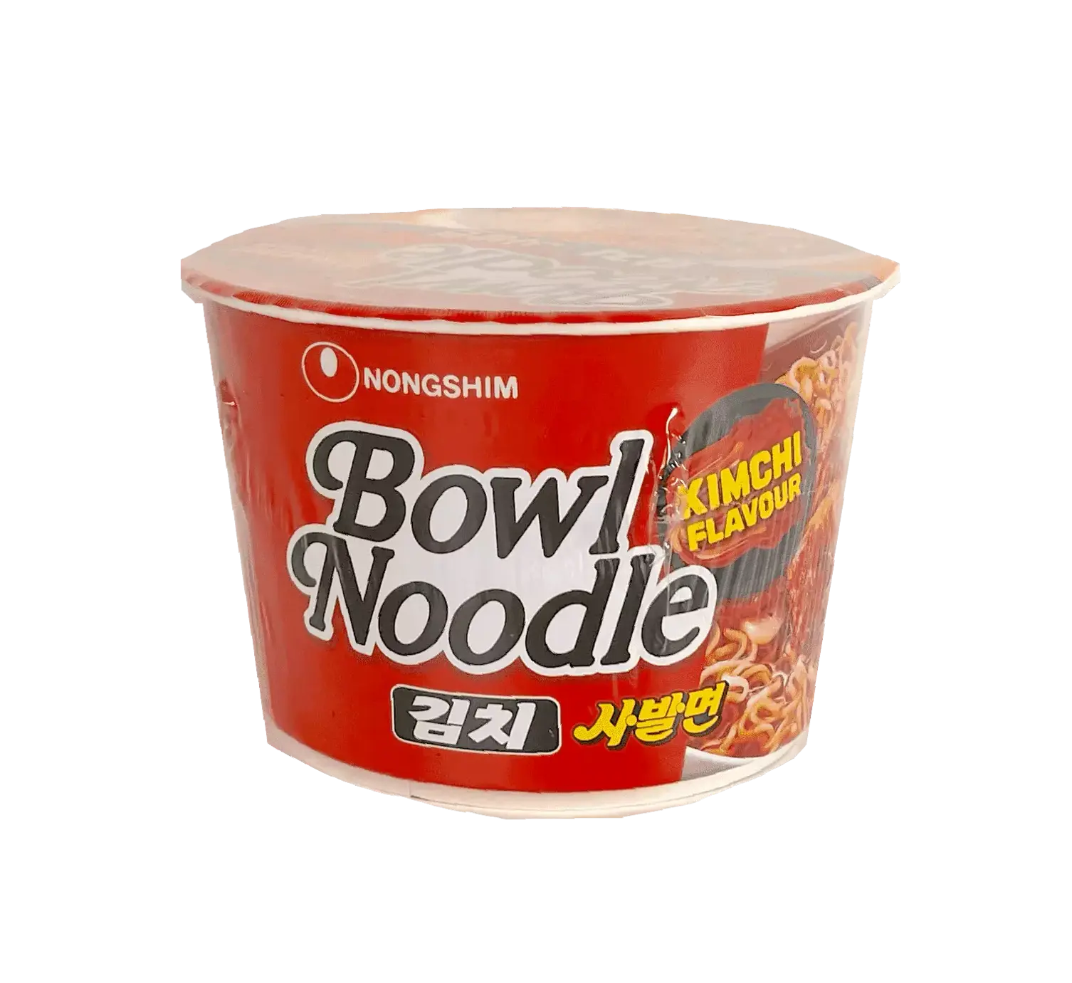 Snabbnudlar Bowl Kimchi Röd 100g Nongshim Korea