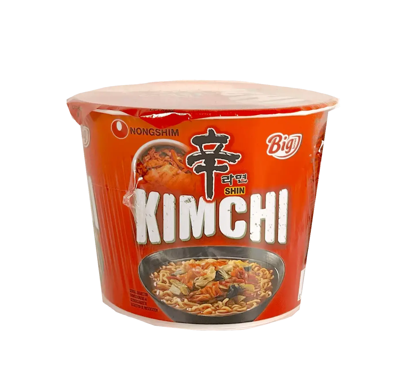 Snabbnudlar Bowl Kimchi Smak 112g Nongshim Korea