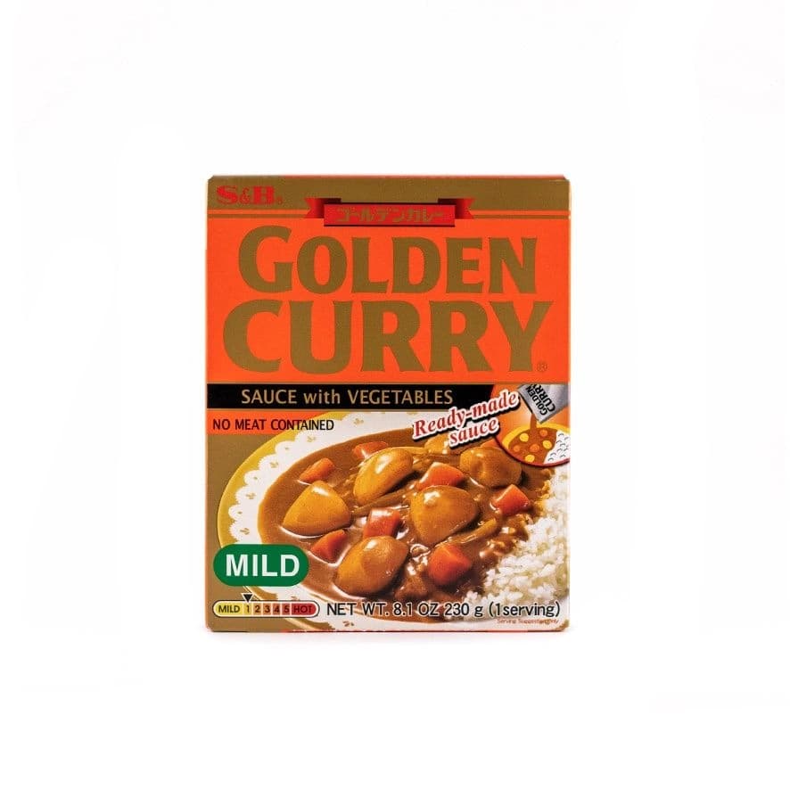 Currysås Grönsaker Mild Golden Curry 230g S&B