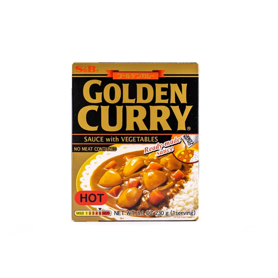 Currysås Grönsaker Stark Golden Curry 230gS&B