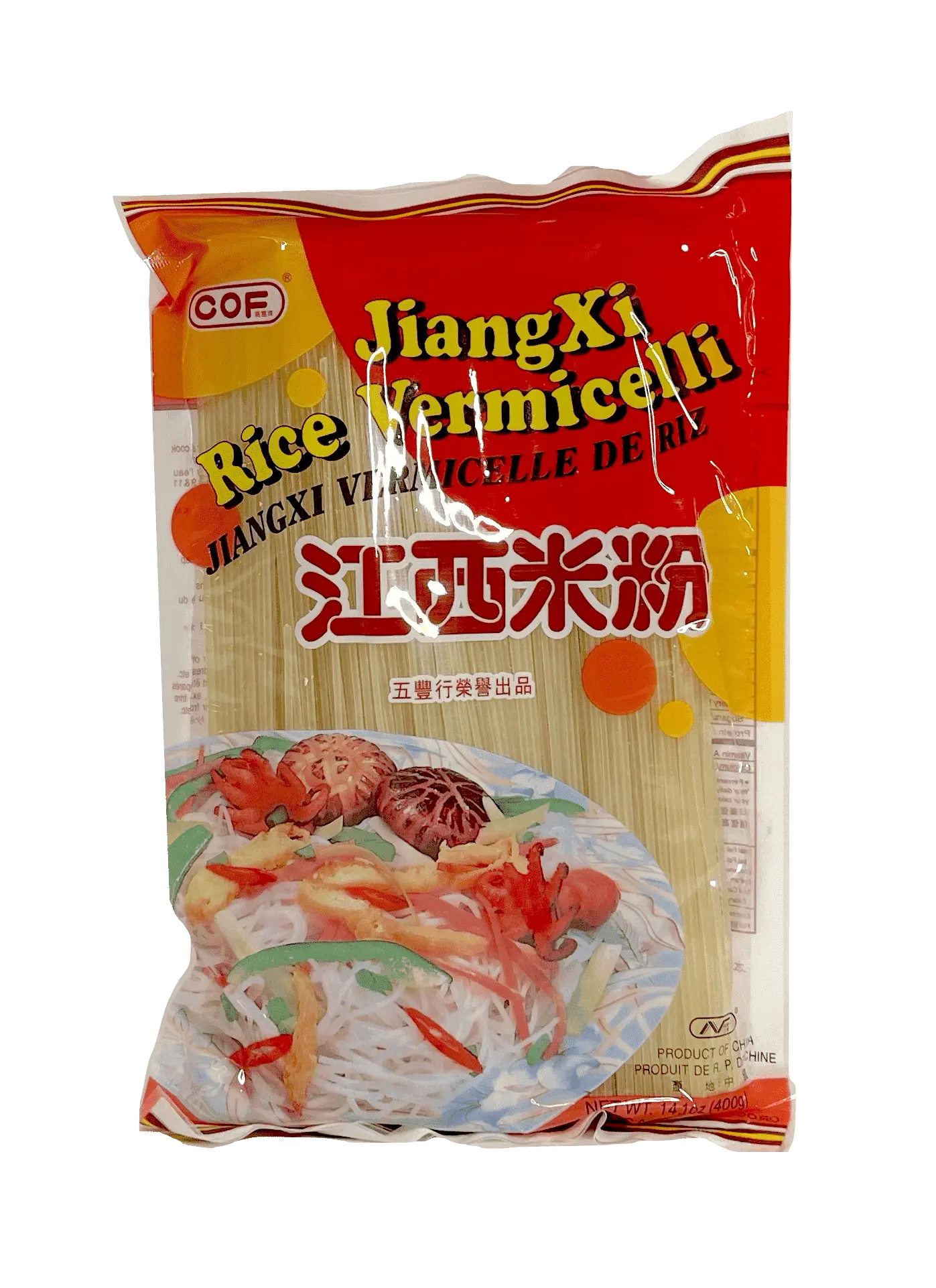 Risnudlar Jianxi 400g NG Fung Brand Kina