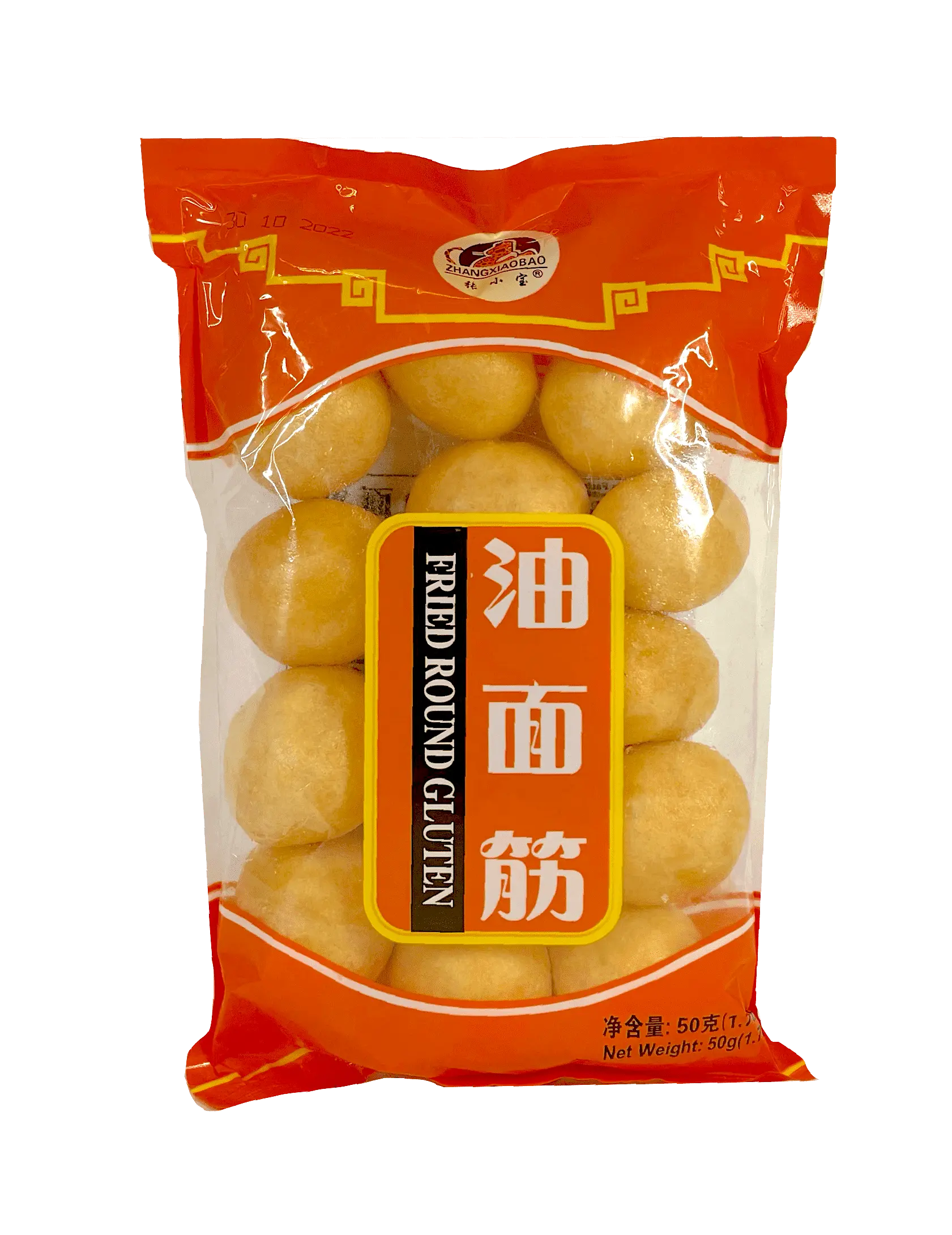 Friterade Gluten/Runda Fryst 50g Chang Xiao Bao Kina