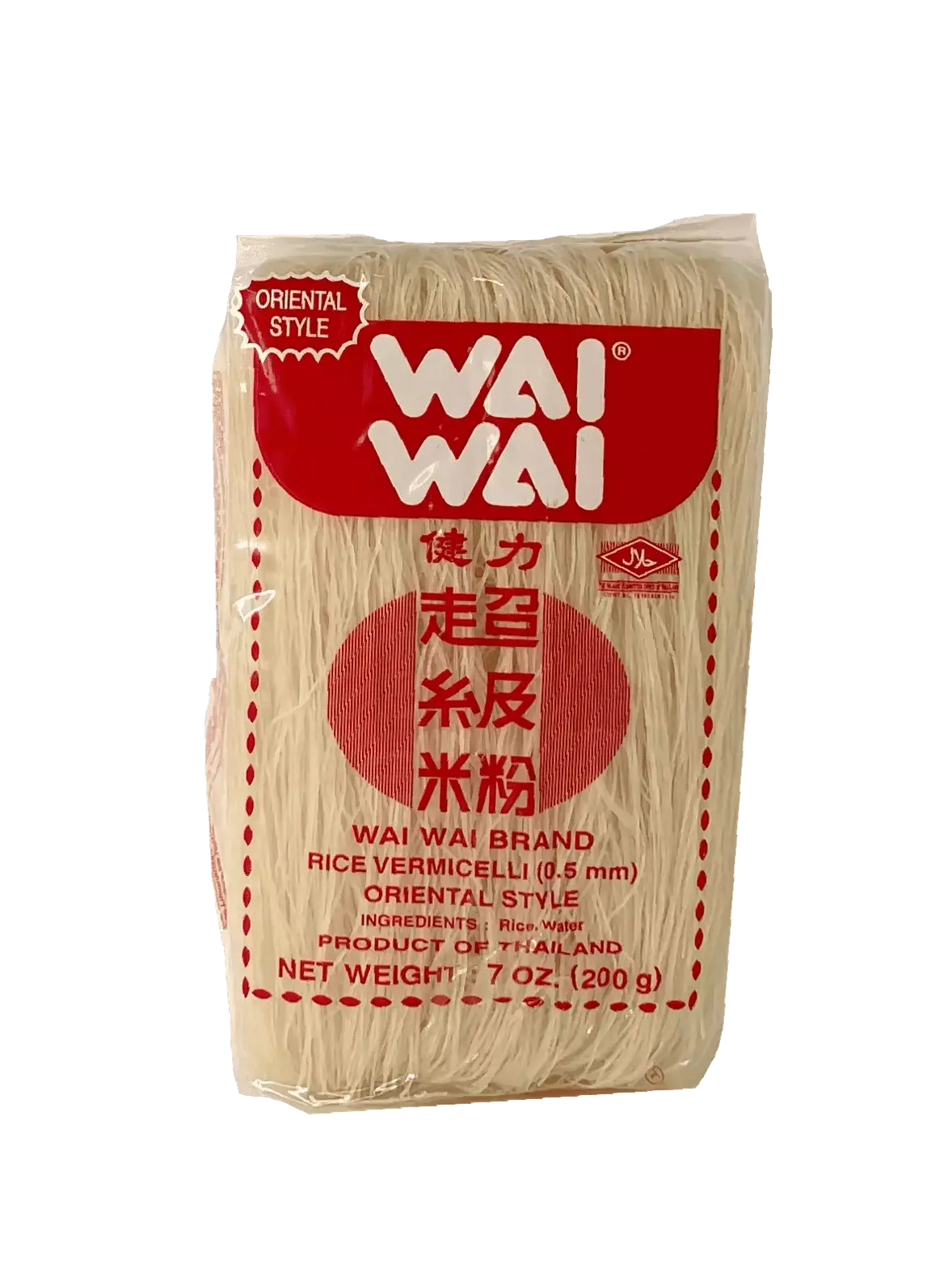 Ris Vermicelli Oriental Style Nudlar 200g Wai Wai Thailand