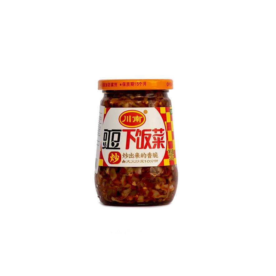 Fermenterade Haritcots Vert i Chiliolja 330g Chuannan Kina